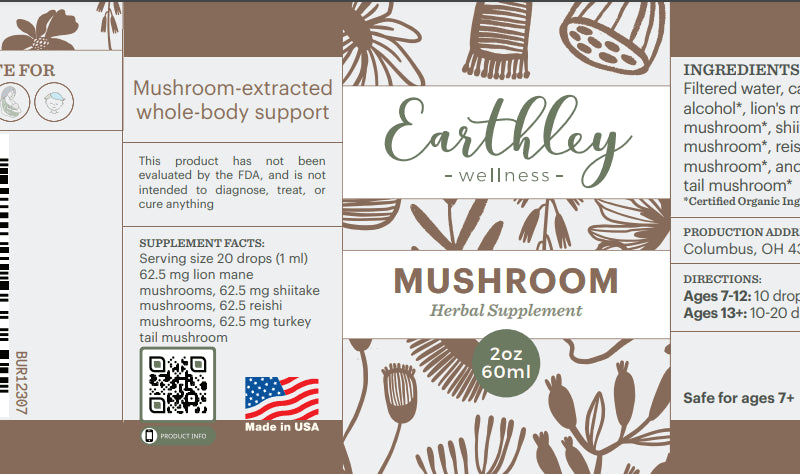 Earthley Mushroom Tincture