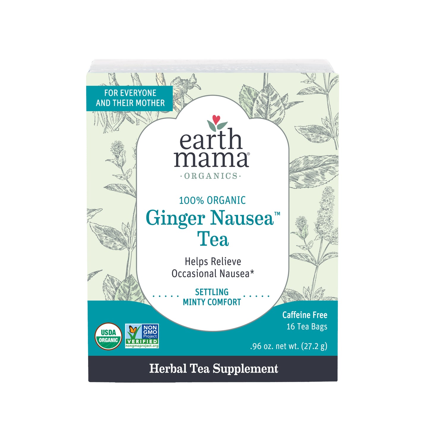 Earth Mama Organic Ginger Nausea Tea