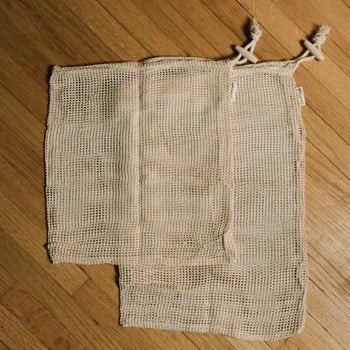 Bamboo Switch Organic Cotton Mesh Produce Bags (2 Pack)
