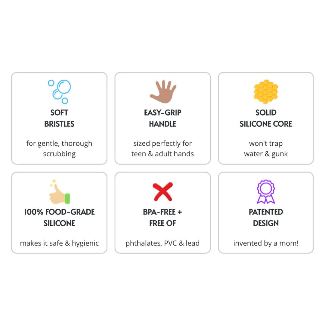 Big Bee, Little Bee Big ScrubBEE Multipurpose Silicone Scrubber