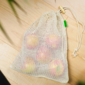 Bamboo Switch Organic Cotton Mesh Produce Bags (2 Pack)