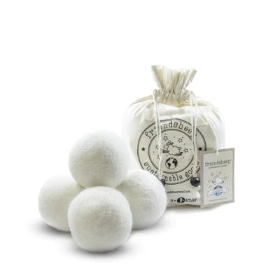 Friendsheep Zero White Eco Dryer Balls - Set of 4