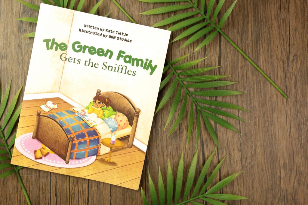 Earthley The Green Family Gets the Sniffles - Children's Book