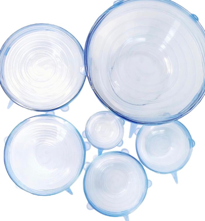 Silicone Bowl Covers 6-Pack