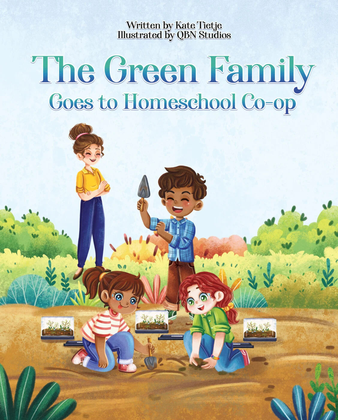 Earthley The Green Family Goes to Homeschool Co-Op - Children's Book