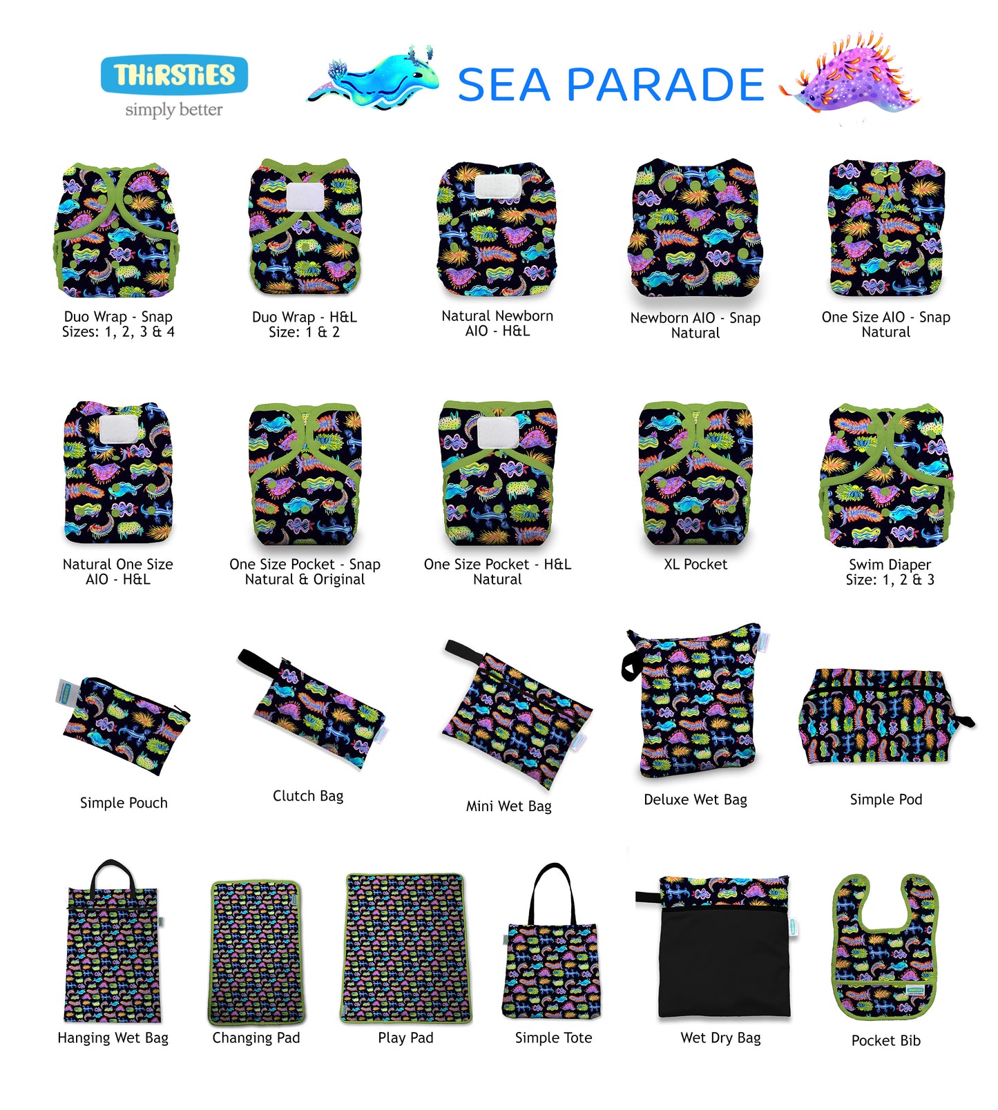 Thirsties Limited Edition Sea Parade