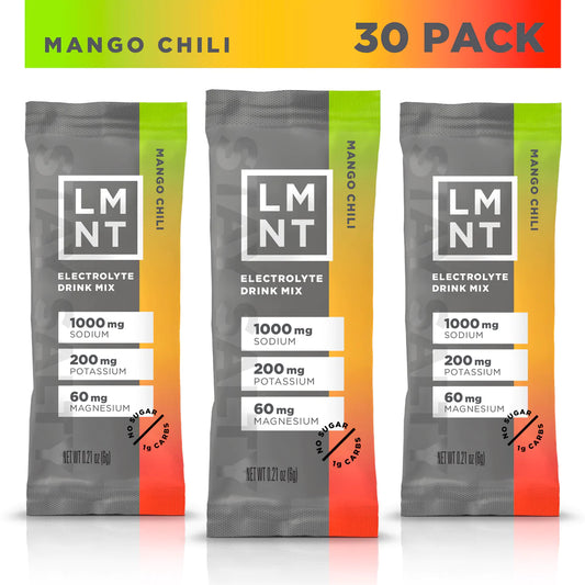 LMNT Mango Chili Electrolyte Drink Mix - 30 Count