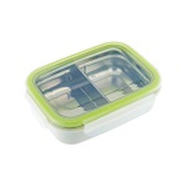 Innobaby Stainless Steel Divided Snack Bento w/Leakproof Lid