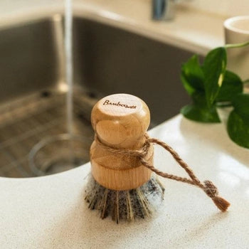 Bamboo Switch Bamboo Pot Scrubber