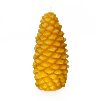 Allie Bee Candle Co Beeswax Pine Cone Candle