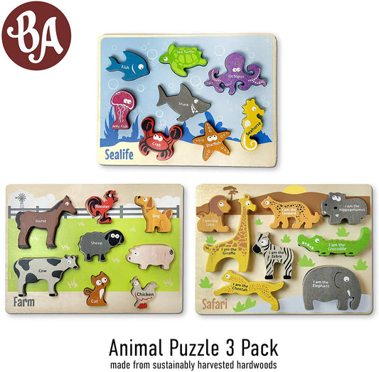 BeginAgain Animal Puzzles