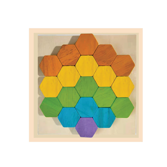 BeginAgain Hexagon Matching Game