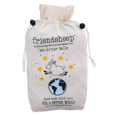 Friendsheep Creamy White Eco Dryer Balls - Set of 6