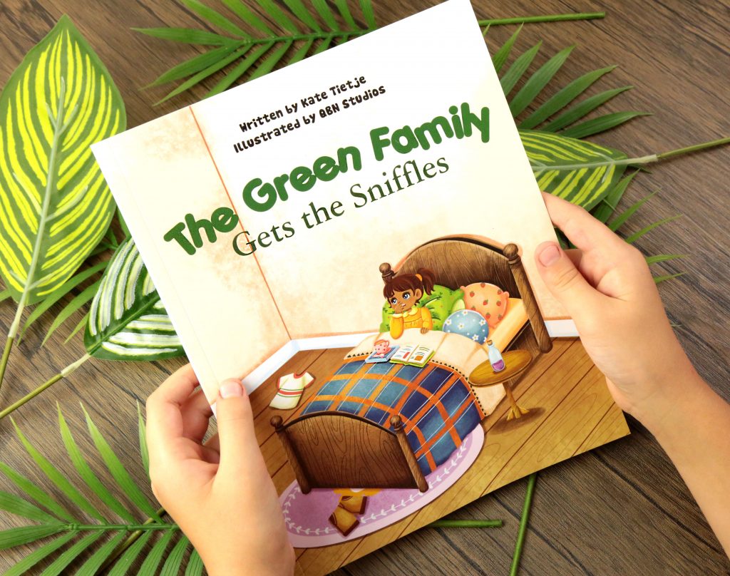 Earthley The Green Family Gets the Sniffles - Children's Book