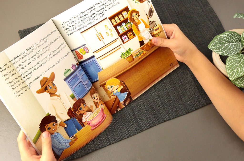 Earthley The Green Family Gets the Sniffles - Children's Book
