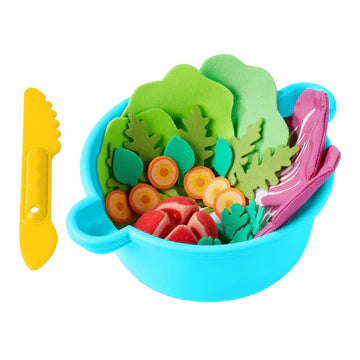 HABA Mixed Salad Bowl with Felt Veggies