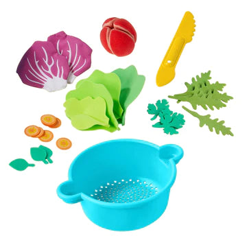 HABA Mixed Salad Bowl with Felt Veggies