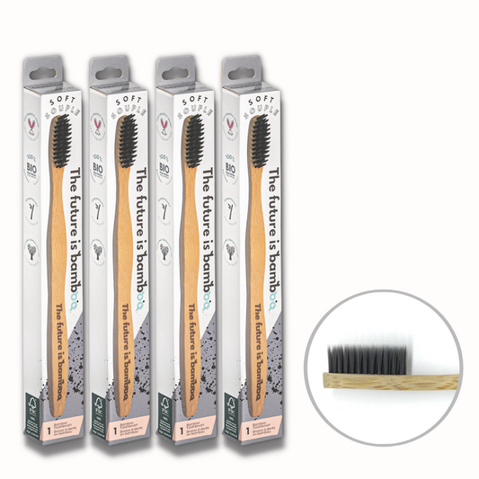 The future is bamboo Charcoal Bamboo Toothbrush